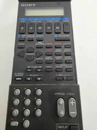 Mando Sony RMT-V118R VHS VTR/TV Original
