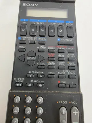 Mando Sony RMT-V118R VHS VTR/TV Original