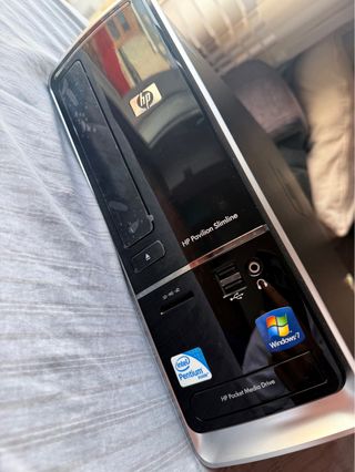 Mini Torre PC HP Pavilion Slimline Negro/Plata