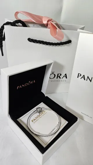 Pulsera Pandora Plata con Circonitas