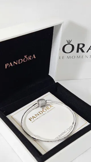 Pulsera Pandora Plata con Circonitas