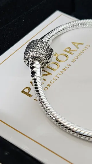 Pulsera Pandora Plata con Circonitas