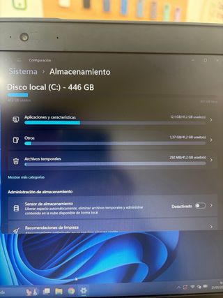 Portátil HP i5 15” barato funciona perfecto
