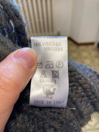 Cardigan lungo traforato grigio