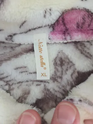 Tuta/pigiama pile floreale taglia unica