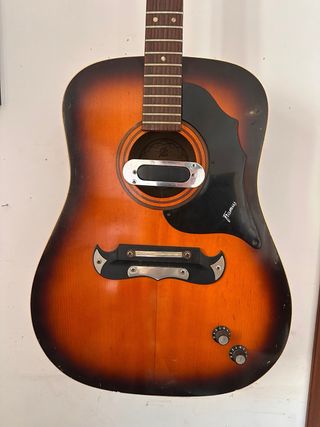 Guitarra acustica Framus Texan 1968 con estuche