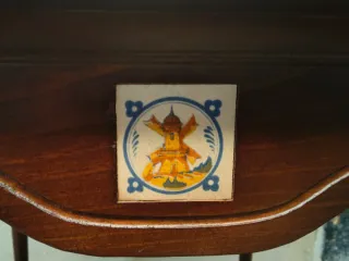 Mueble tocador con espejo y palangana