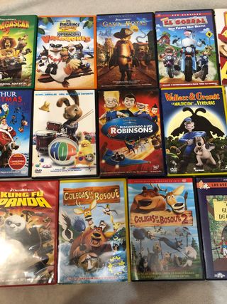 Lote 21 Películas DVD Infantiles Variadas