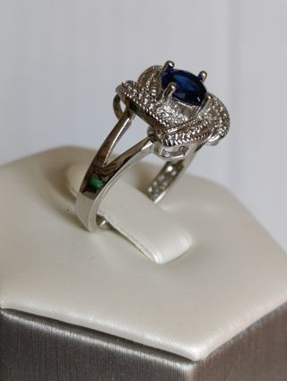 ANILLO / DE DISEÑO / EN PLATA - 925 CON CONTRASTE