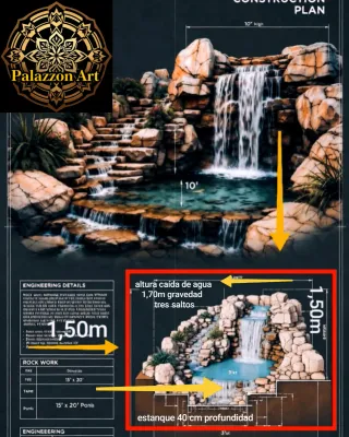 Fontane e cascate su misura per il tuo soggiorno, giardino