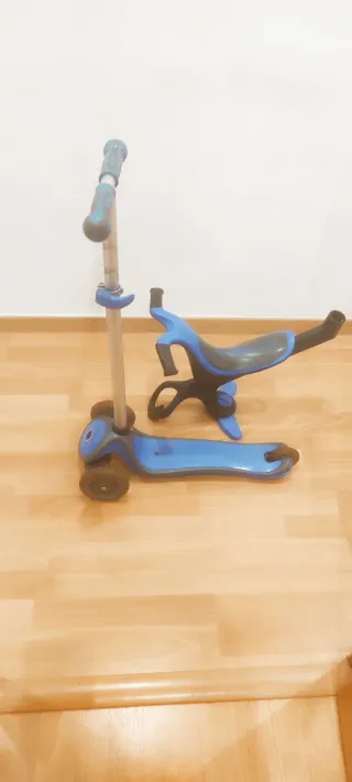 Patinete infantil 3 ruedas azul