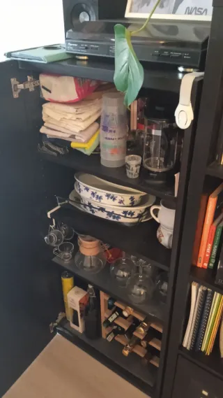 Muebles Salón IKEA Negro