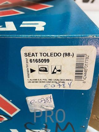 Seat toledo leon retrovisor der ref: 6165099