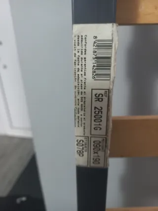 Somier de láminas para cama