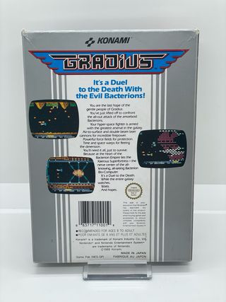 Gradius Nintendo NES Konami Caja Original