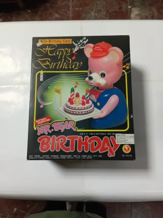 Juguete Mr. Bear Birthday 1988