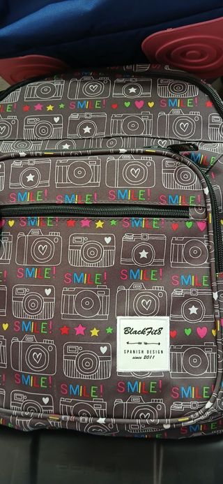 Mochila escolar multicolor