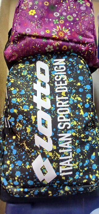 Mochila escolar multicolor