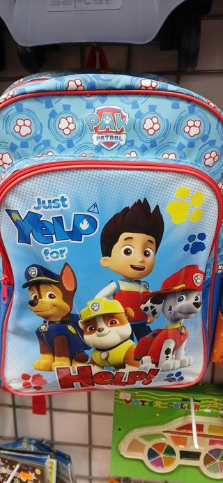 Mochila escolar multicolor