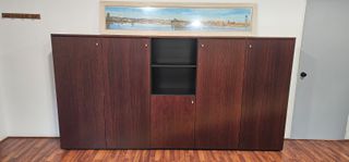 Armario de oficina madera y metal