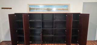 Armario de oficina madera y metal