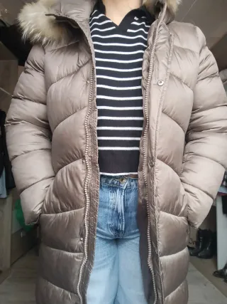 Abrigo acolchado mujer