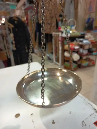 Balanza Romana Antigua con un Plato