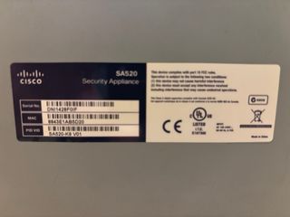 Router Cisco SA520 Security Appliance