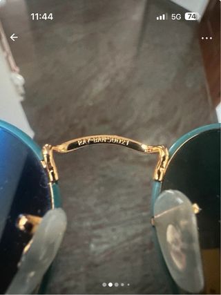 Occhiali da sole Ray-Ban montatura verde