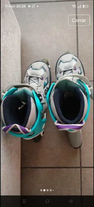 Patines en línea talla 29-32.