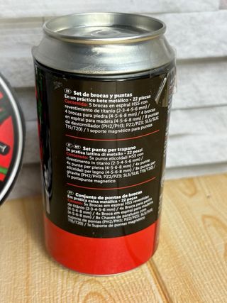 Set brocas y puntas Parkside lata