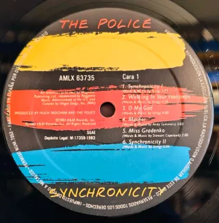 The Police - Synchronicity LP Vinilo