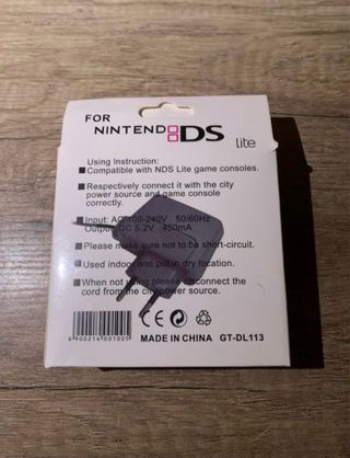 Cargador Nintendo DS Lite AC ADAPTER