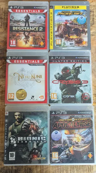 Lote di 6 giochi PS3 per Óscar