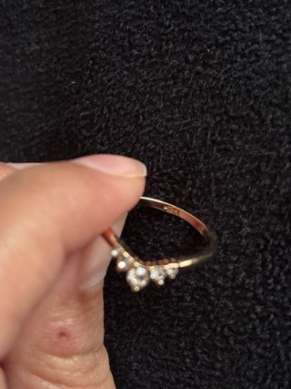 Anillo Oro 18k Chapado Sello 750
