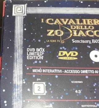 Cavalieri dello Zodiaco Sanctuary Box + DVD anime
