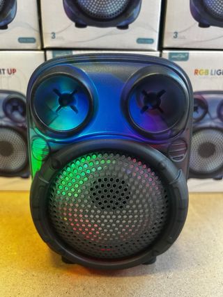 Mini Altavoz Portátil Bluetooth RGB 360° Greatnice
