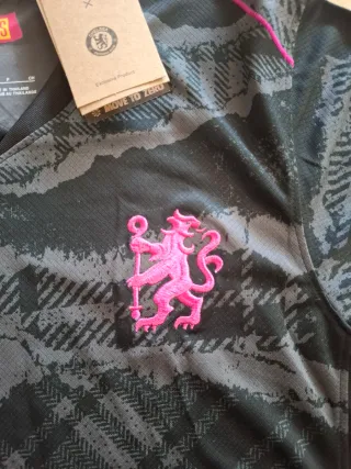 Camiseta Nike Chelsea Negra y Rosa