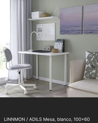 Escritorio LINNMON 100cm + 4 patas