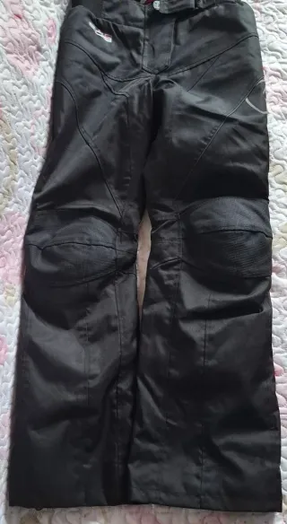 Pantalón Moto Oxford Negro .