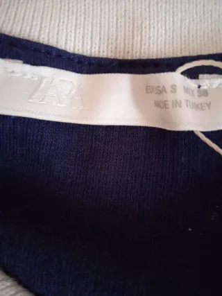 Sudadera Hombre Azul y Blanco.