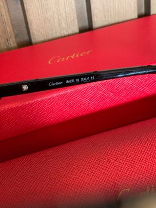 Gafas de sol Cartier Marrón y Dorado