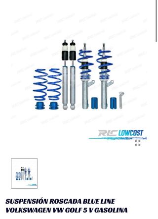 Suspensión roscada Blue Line Golf 5 Gasolina