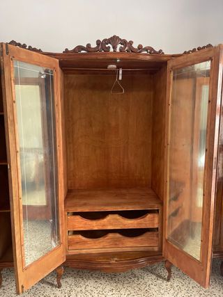 Armario vintage madera gran capacidad