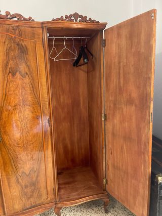 Armario vintage madera gran capacidad