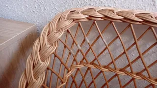 Baúl de mimbre para juguetes