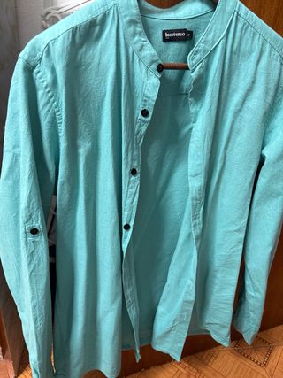 Camisa In extenso Teal Talla M