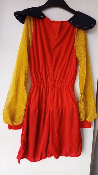 Disfraz de Reina Medieval Mujer Talla M/L Nuevo