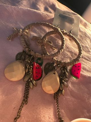 Pendientes Aro Plateados