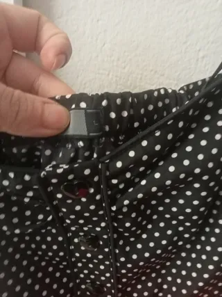 Vestido Pin Up Lunares Rojo y Negro Talla L